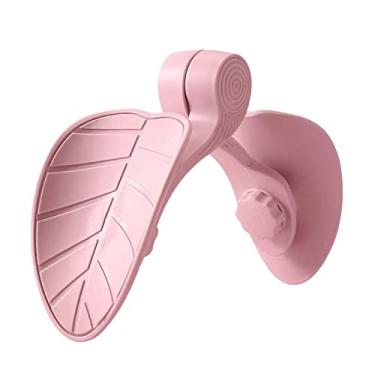 Imagem de Aparelho de fortalecimento muscular do assoalho pélvico exercitador de coxas, aparelho portátil para exercícios de, toner de, Rosa