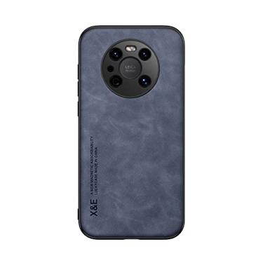 Imagem de Kepuch Silklike Capa para Huawei Mate 40 - Case Placa de Metal Embutida para Huawei Mate 40 - Azul