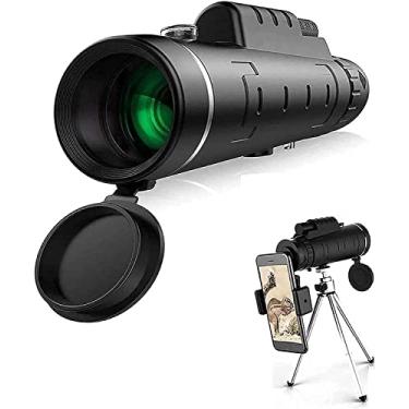 Imagem de Telescópio monocular para celular 40X60 pequeno smartphone telescópio portátil portátil telescópio de bolso para adulto zoom de alta potência