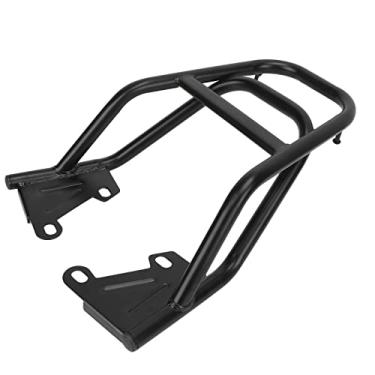 Imagem de Bagageiro de motocicleta, suporte de caixa de rack de corrimão traseiro ferro preto substituição para Grom MSX125 M3