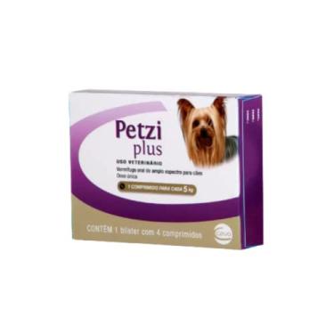 Imagem de Ceva Vermífugo Petzi Plus 350 Mg Para Cães 5 Kg - 4 Comprimidos