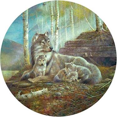 Imagem de Capa para estepe Ecosport Crossfox Lobo Filhotes CN839 - Lorben