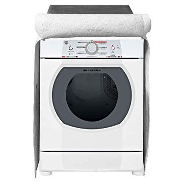 Imagem de Capa Secadora Brastemp Ative Bsr10 10Kg Abre Fecha Cinza