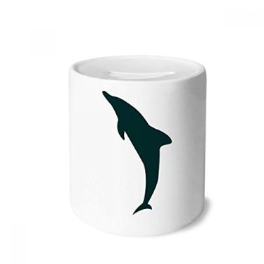 Imagem de Caixa de moedas de cerâmica para golfinhos e Cofrinho Blue Ocean Friendly