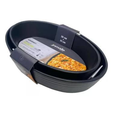 Imagem de Conjunto Assadeira Oval 28x6cm E 31x7cm - Jomafe Euro