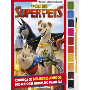 Imagem de Dc Liga Dos Superpets Livro Para Pintar Com Aquarela