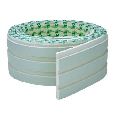 Imagem de Painel Ripado Laminado De Eva Autocolante Flexível Rolo 10Mt Verde