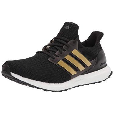 Imagem de adidas Tênis feminino Grand Court 2.0, Preto/dourado metálico/branco, 39