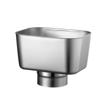 Imagem de IEUDNS Adaptador de calha para cano de descida, coletor de água de telhado, coletor de água da chuva, conector prático para calha de água da chuva para, Diâmetro Do Tubo 102 Mm