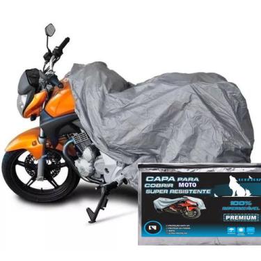 Imagem de capa pra moto impermeável protege sol chuva poeira - lobetriz
