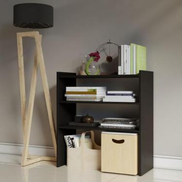 Imagem de Estante e Mesa Multifuncional em MDP  Trabalho ou Decoração P/ Casa - 