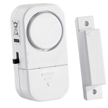 Imagem de Kit 3 Aviso Sonoro Para Porta Aberta Com Bateria Sem Fio  - Home Goods