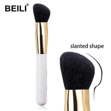 Imagem de Pincél De Maquiagem Facial BEILI Para Base, Contorno, Líquido - ElaSho