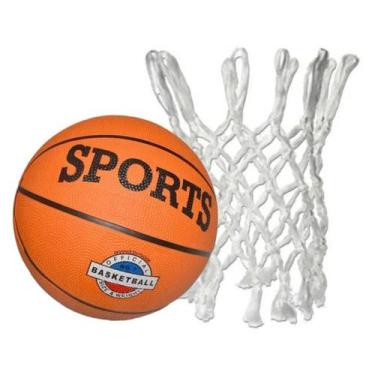 Imagem de Kit Basquetebol - Rede Basquete Chuá + Bola Original - Magussy, Maguss