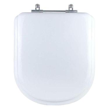 Imagem de Tampa de Vaso Almofadada Flox Branco para bacia Fiori - Pontto Lavabo