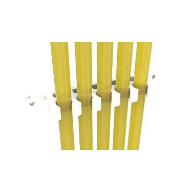 Imagem de Kit Pente Organizador Mangueira 3/8 Chopp Co2 Fixar Parede - PEKO, 3D-