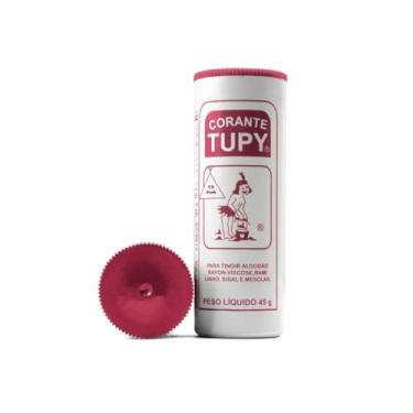 Imagem de Kit 10 Corantes Tupy Em Pó Para Roupa Algodão E Tecido 45g (Pink)