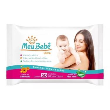 Imagem de Toalhas Umedecidas Meu Bebe Ultra Com 50Uni  Hygieline - Akla Industri