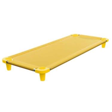 Imagem de Kit com 2 Cama criança infantil Acrimet empilhável 713 Amarela