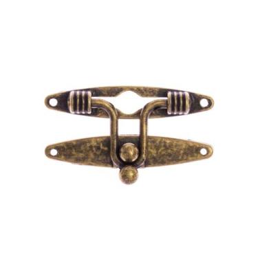 Imagem de Fecho Mola Metal Decoração Artesanato 4 Unidades - Metallica Acessório