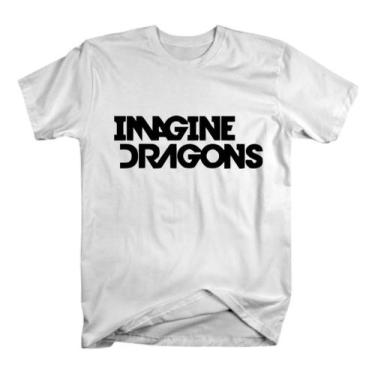 Imagem de Camisa Imagine Dragons Baby Look Feminina - Novidade! - SEMPRENALUTA, 