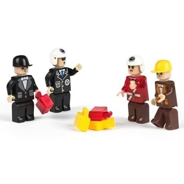 Imagem de Blocos de Montar Personagens Cidade com 4 Unidades - XALINGO S A