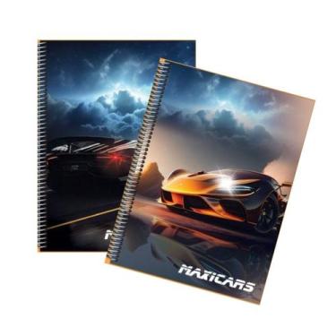 Imagem de Caderno Espiral Capa Dura Universitário Escolar 96fls 2 unid - Maxima