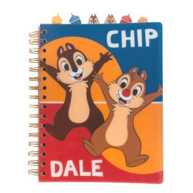 Imagem de Innovative Designs Caderno Disney Chip and Dale Tab, encadernado em espiral, 144 páginas pautadas, 20 x 17 cm