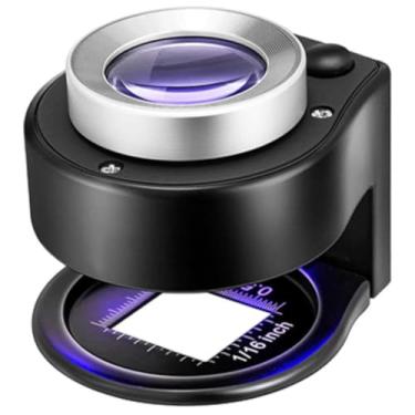 Imagem de Lupa De Mão Portátil Conta Fios Com Lente De Vidro Ótico Zoom 30x Tomóvi