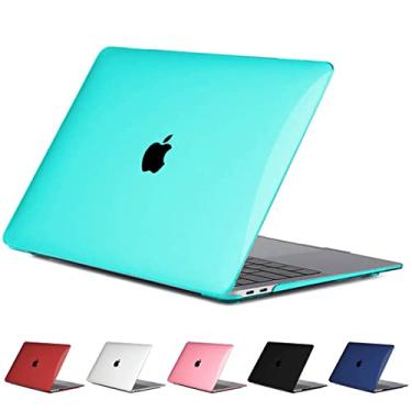 Imagem de Capa Logo Recortado Macbook Air 13.6 pol A3113 Cor:Verde água