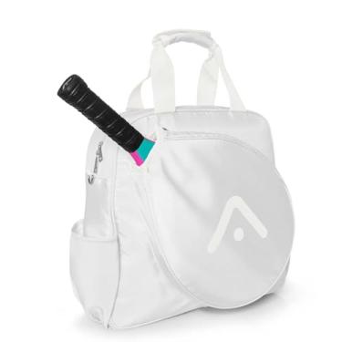 Imagem de Bolsa Lateral com Raqueteira Beach Tennis Branca Alma Genius