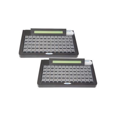 Imagem de Kit Gertec 02 Teclados programáveis TEC-E 65 Teclas Display
