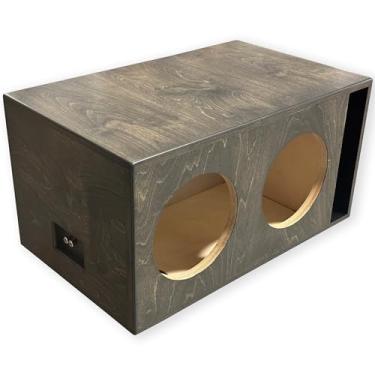Imagem de Basshead Supply - Caixa de subwoofer de camada de bétula com porta dupla de 25.4 cm
