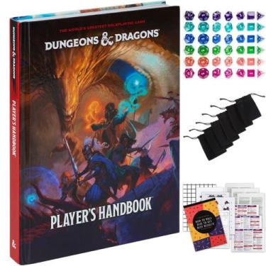 Imagem de Manual do jogador de Dungeons and Dragons 2024 com conjuntos de dados 