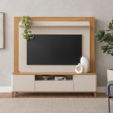 Imagem de Home Theater Portugal Com Led Tauari Off White Fosco