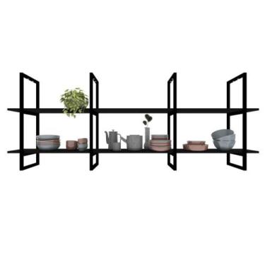 Imagem de Prateleira Suspensa Industrial Teto Cozinha nichos para cozinha nicho 