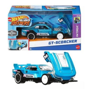 Imagem de Carrinho Hot Wheels Pull-Back Speeders Fricção Sortido - Mattel