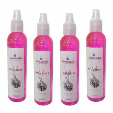 Imagem de Kit 4 Aromatizador Ambiente Spray de Borrifar no Ar de Orquídeas 200ml