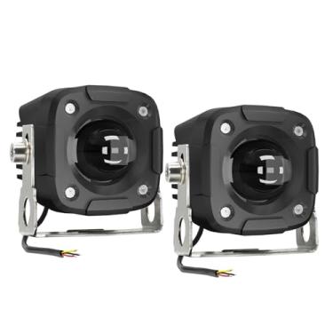 Imagem de CIADAZ Luzes de condução LED para motocicleta, holofotes superbrilhantes de 60W 6000K/3000K/4500K com suportes de montagem Luzes de nevoeiro à prova d'água 6000LM para carros, tratores, caminhões, ATV