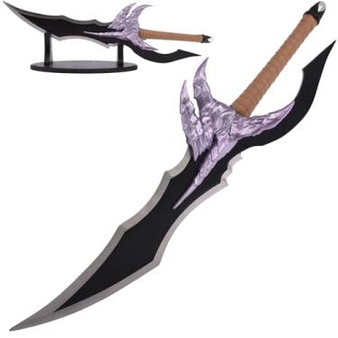 Imagem de sanshimoxing Espada Jinwoo Sung De 21,8" Com Presa Veneno Metal, Adequada Para Decoração Cosplay, Não Afiada