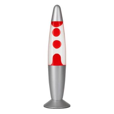 Imagem de Luminária Abajur de Mesa Decorativo Retrô Lava Lamp 34CM Para Sala Qua