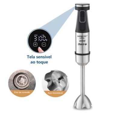 Imagem de Mixer de Mão Sokany LG-SK72 Inox com Tela Touch  800W, 220V