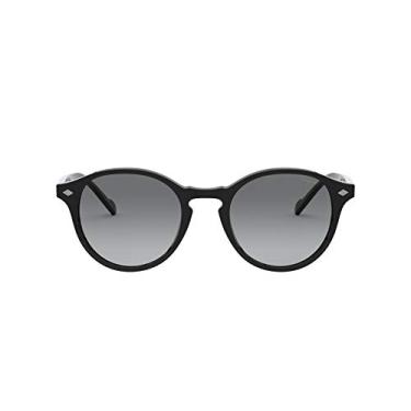 Imagem de Óculos de Sol Vogue Eyewear 0VO5327S W44/11 Tam 48 / Preto - Lentes Cinza Gradiente