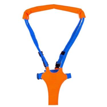 Imagem de Andador Portátil Suporte Colete de Aprendizagem para Bebê, Arnês de Segurança para Caminhada, Diversas Cores Disponíveis (Laranja/Azul)