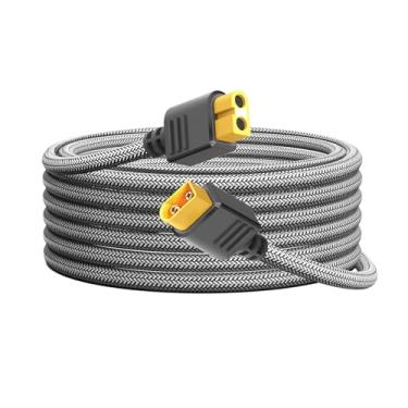 Imagem de CASIMY Adaptador de cabo de extensão XT60 de 3 m fêmea para conector macho para Anker SOLIX C300 757 767 Ecoflow Delta River Solar Generator BLUETTI RC bateria portátil estação de energia RV barcos