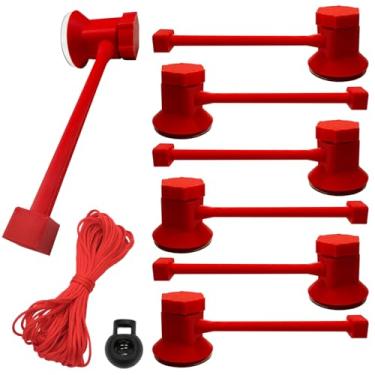 Imagem de SKAbod Treinador de ângulo de bilhar de 8 peças – Ferramenta de mira de piscina para tiros de precisão, treino e jogo, perfeito para jogadores iniciantes a avançados | Conjunto de auxiliares de