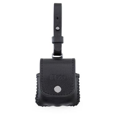 Imagem de Capa para AirPods 2ª geração, Originais iPlace, Pampas, Couro Artesanal, Preto 