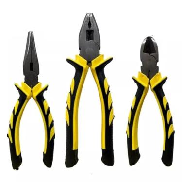 Imagem de JOGO ALICATES STARTOOLS (Universal 8", Corte 6" e Bico fino 6") uso doméstico e profissional