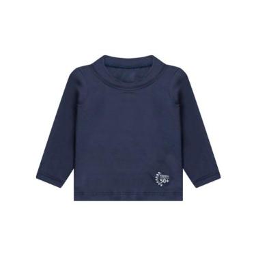 Imagem de Blusa Térmica Proteção UV Praia Manga Longa Select Azul, 14, Azul