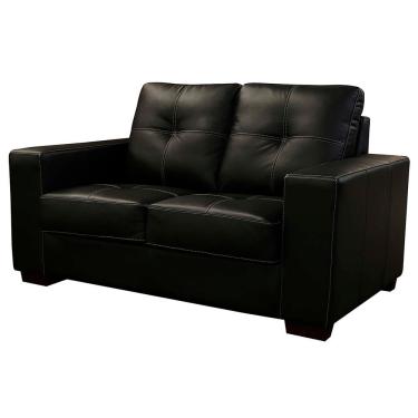 Imagem de Sofá De Couro 2 Lugares Londres 151Cm M06 Preto 450